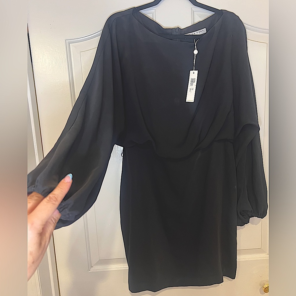 Trina Turk Avory Black Dress Women’s Size 12 NEW W/TAG MSRP $298